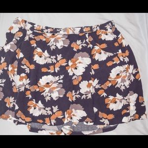 Old Navy Fall print skater skirt